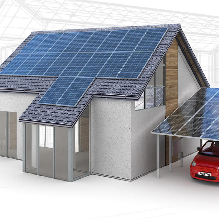 home solar panel design