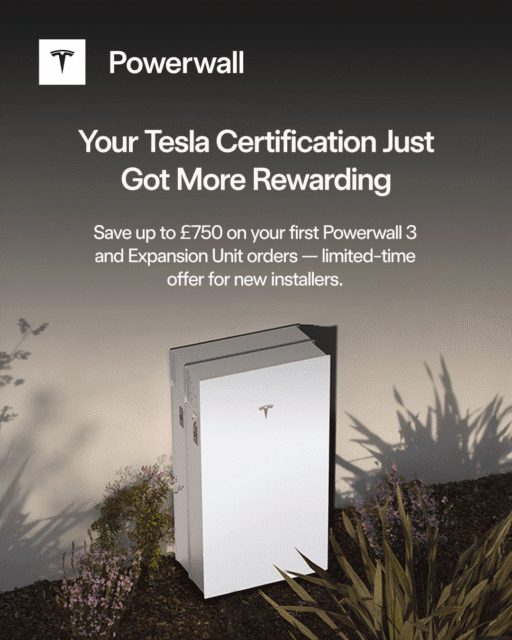 Tesla start up offer for powerwall 3 installation