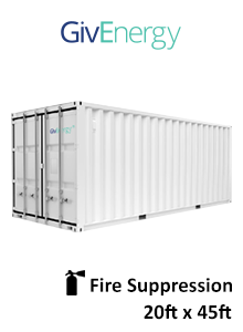 GivEnergy Commercial Storage – 20 Foot Container with Fire Suppression