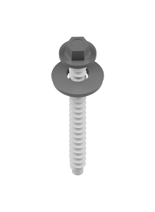 GSE In-Roof Screw 6.5×60 mm – EPDM – A2 – BLACK