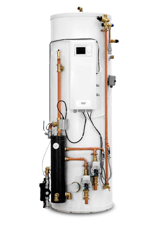 Ideal HP290 DHW Pre-Plumbed Cylinder with Buffer 210L 2 Zone